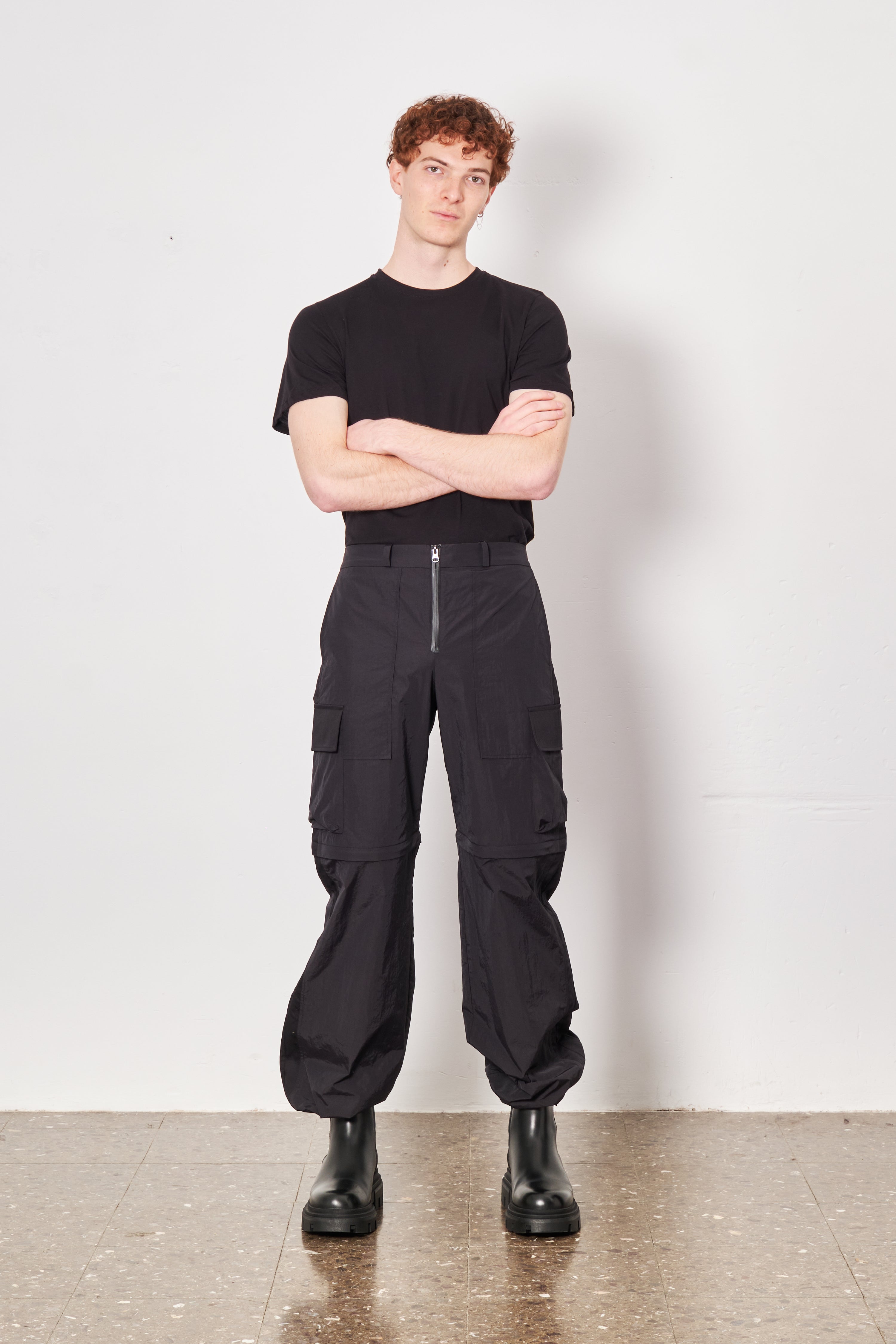 PANTALONES CARGO NEGROS