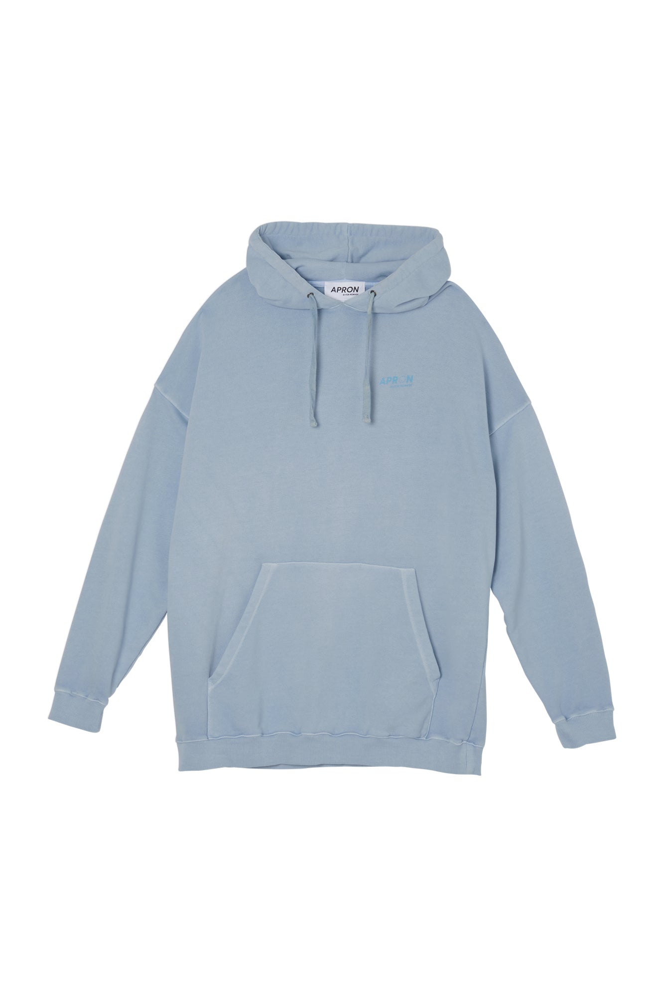 SUDADERA AZUL OVERSIZE