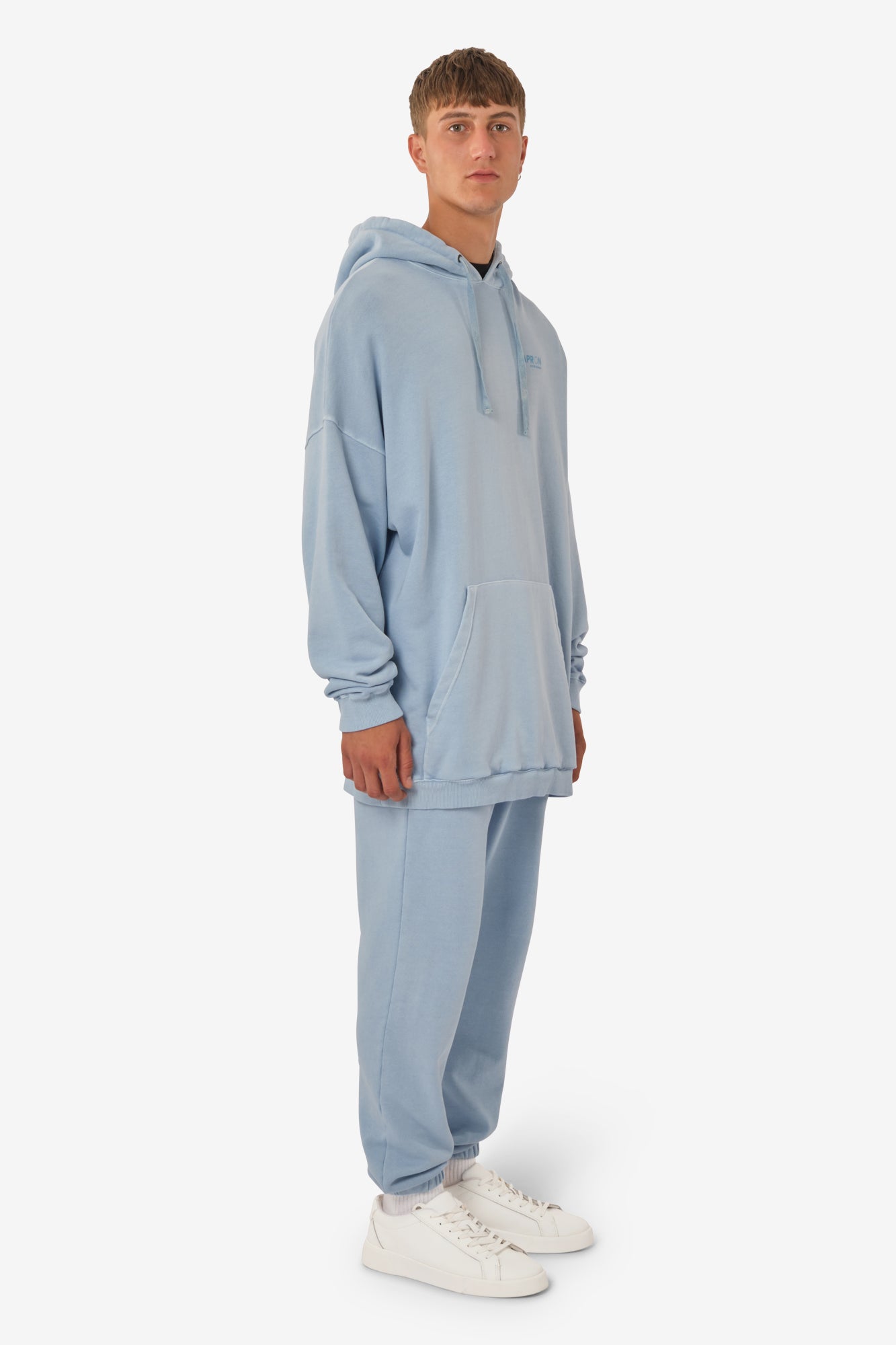 SUDADERA AZUL OVERSIZE